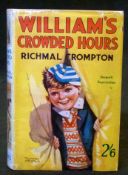 RICHMAL CROMPTON: WILLIAM'S CROWDED HOURS, London, George Newnes, 1937, 7th impression, contemporary