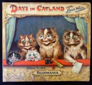 ARTHUR BURNABY: DAYS IN CATLAND WITH LOUIS WAIN PANORAMA, London, Raphael Tuck, circa 1903,