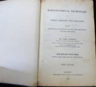 JOHN GORTON: A TOPOGRAPHICAL DICTIONARY OF GREAT BRITAIN AND IRELAND, 1853 atlas vol, 50 engraved