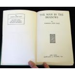 CARROLL JOHN DALY: THE MAN IN THE SHADOWS, New York, Edward J Clode, 1928, original green cloth, top