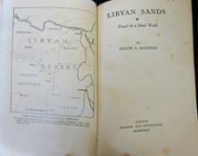 RALPH ALGAR BAGNOLD: LIBYAN SANDS TRAVEL IN A DEAD WORLD, London, Hodder & Stoughton, 1935, 1st