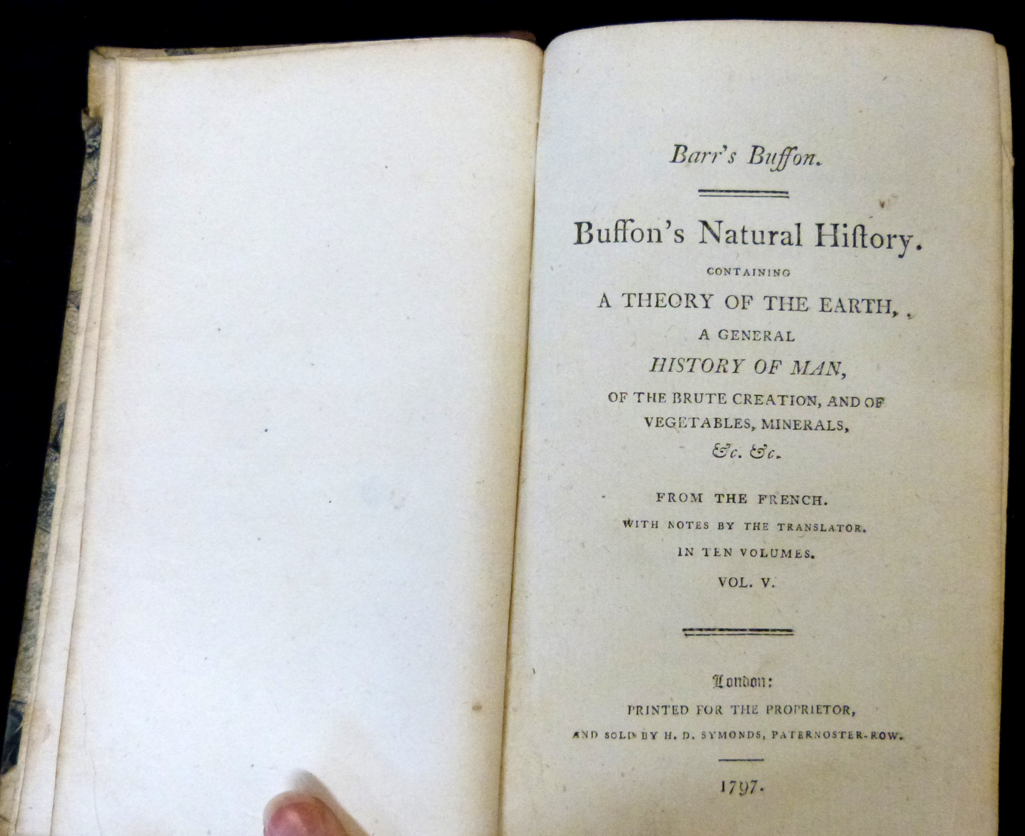 GEORGES LOUIS LECLERC, COMTE DE BUFFON: BUFFON'S NATURAL HISTORY..., London, printed for the - Image 2 of 2