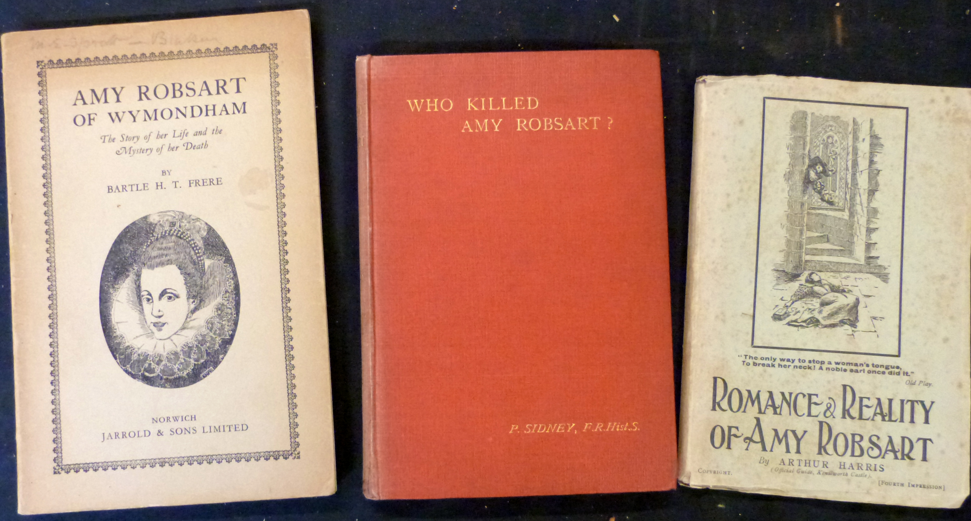 SIR BARTLE HENRY TEMPLE FRERE: AMY ROBSART OF WYMONDHAM, THE STORY OF HER LIFE AND THE MYSTERY OF