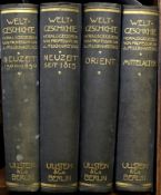 J VON PFLUGK-HARTTUNG: WELTGESCHICHTE, Berlin, 1909, 4 vols, 4to, original cloth gilt (4)