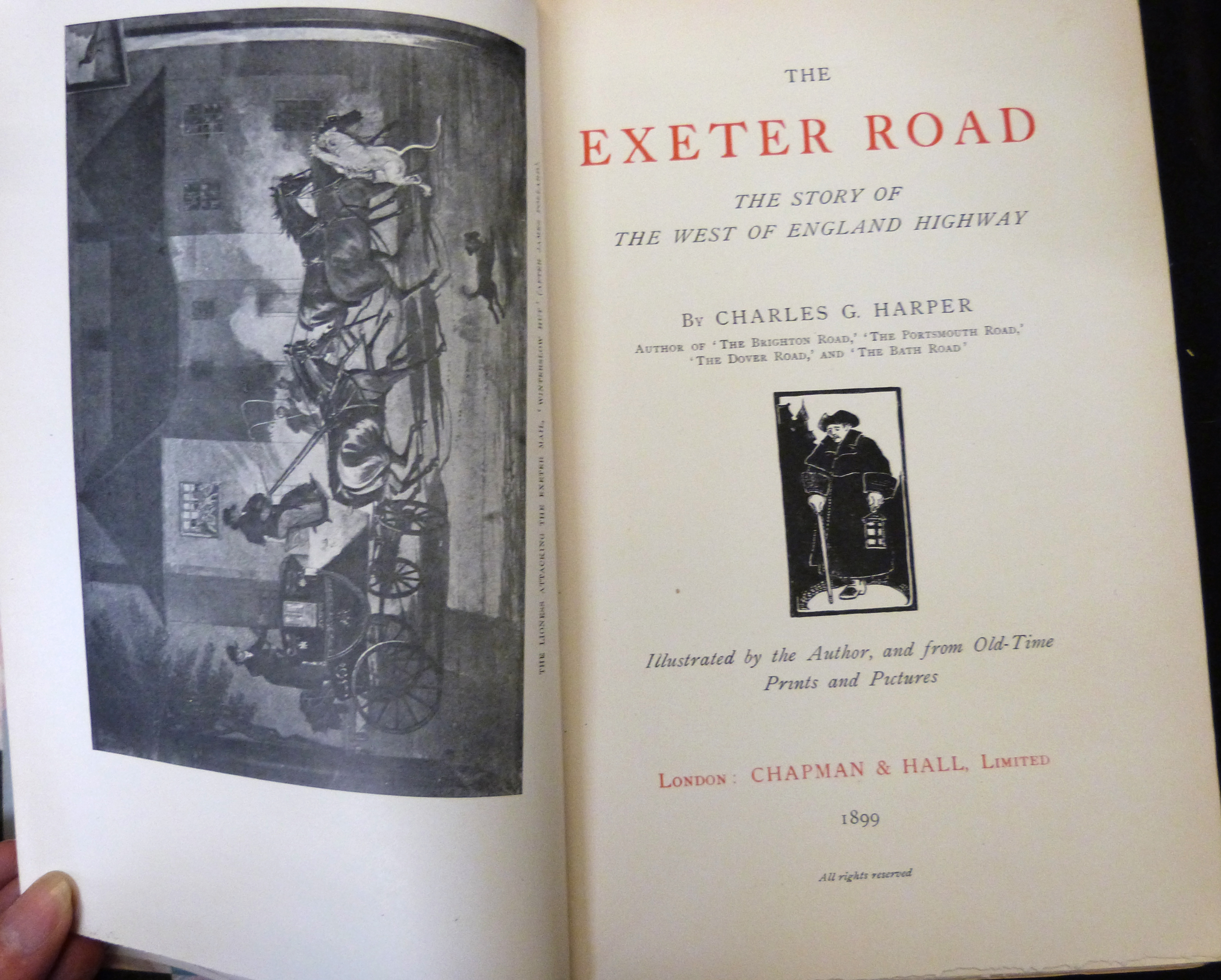 CHARLES GEORGE HARPER: THE EXETER ROAD, THE STORY OF THE WEST OF ENGLAND HIGHWAY, London,