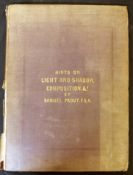 SAMUEL PROUT: HINTS ON LIGHT AND SHADOW COMPOSITION ETC AS APPLICABLE TO LANDSCAPE PAINTING, London,