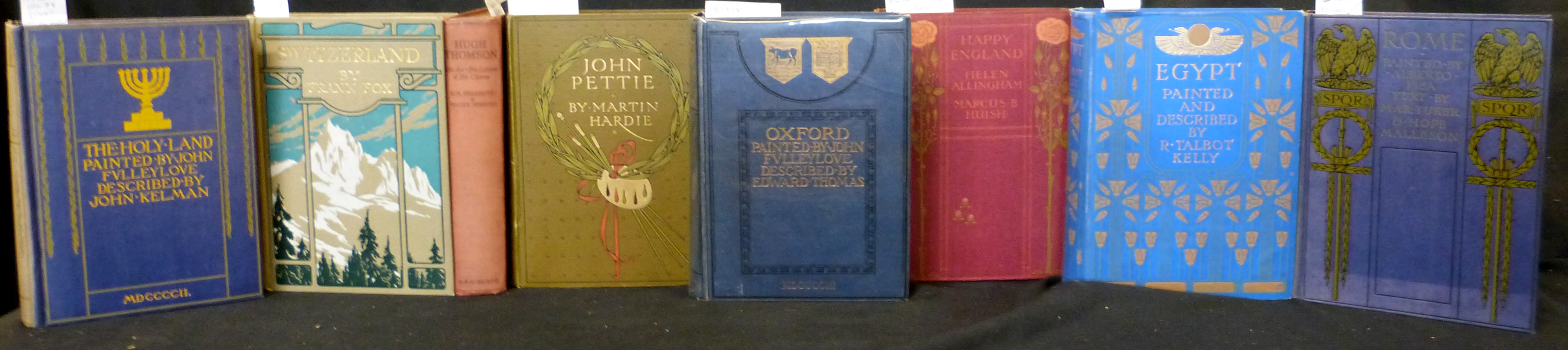 EDWARD THOMAS: OXFORD, ill John Fulleylove, London, A & C Black, 1903, 1st edition, 60 coloured