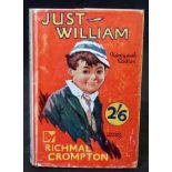 RICHMAL CROMPTON: JUST WILLIAM, London, George Newnes, 1935, 26th edition, original red cloth,