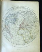 JOSEPH WILSON LOWRY: LOWRY'S TABLE ATLAS..., London, circa 1852, 65 maps on 100 sheets, 4to, old