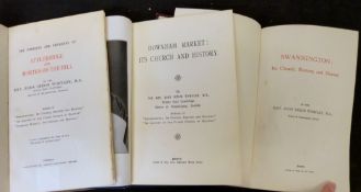 REV JOHN DIXON WORTLEY: 3 titles: SWANNINGTON, ITS CHURCH, RECTORS AND HISTORY, Norwich, Goose & Son