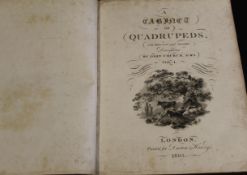 JOHN CHURCH: A CABINET OF QUADRUPEDS, London for Darton & Harvey, 1805, vol 1 (of 2) only, added