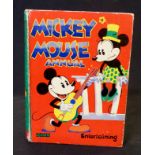 WALT DISNEY: MICKEY MOUSE ANNUAL, London, Dean & Sons [1935], coloured frontis, contents clean,