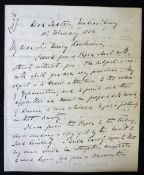 *FIELD-MARSHALL FREDERICK SLEIGH ROBERTS, 1ST EARL ROBERTS (1832-1914), autograph letter signed to