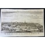 JOHN HINTON: THE SOUTH-EAST PROSPECT OF THE CITY OF NORWICH, engraved prospect 1753 from The