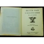 SIR JAMES MATTHEW BARRIE: PETER PAN IN KENSINGTON GARDENS, ill A Rackham, London, Hodder &