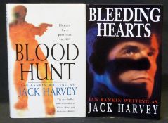 IAN RANKIN writing as JACK HARVEY: 2 titles: BLEEDING HEARTS, London, Headline, 1994, 1st edition,
