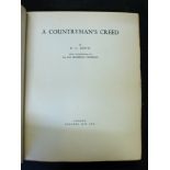 E C KEITH: A COUNTRYMAN'S CREED, ill Archibald Thorburn, London, Country Life, 1938, (250), 1st