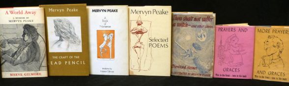 MERVYN PEAKE: 3 titles: THE CRAFT OF THE LEAD PENCIL, London, Allan Wingate, 1946, 1st edition,