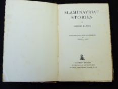 HONOR ELWES: SLAMINAYRIAF STORIES, London, Clement Ingleby [1923], 1st edition, 9 photographic