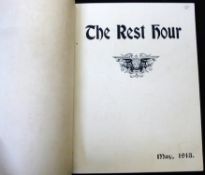 THE REST HOUR [MUNDESLEY SANATORIUM MAGAZINE], 1930, vol 1, nos 1-8, May-December, original wraps