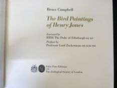 BRUCE CAMPBELL: THE BIRD PAINTINGS OF HENRY JONES, intro HRH The Duke of Edinburgh, preface