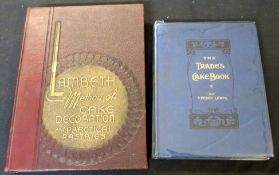 T PERCY LEWIS: THE TRADE'S CAKE BOOK, London, MacLaren & Sons [1914], 1st edition, 44 plates