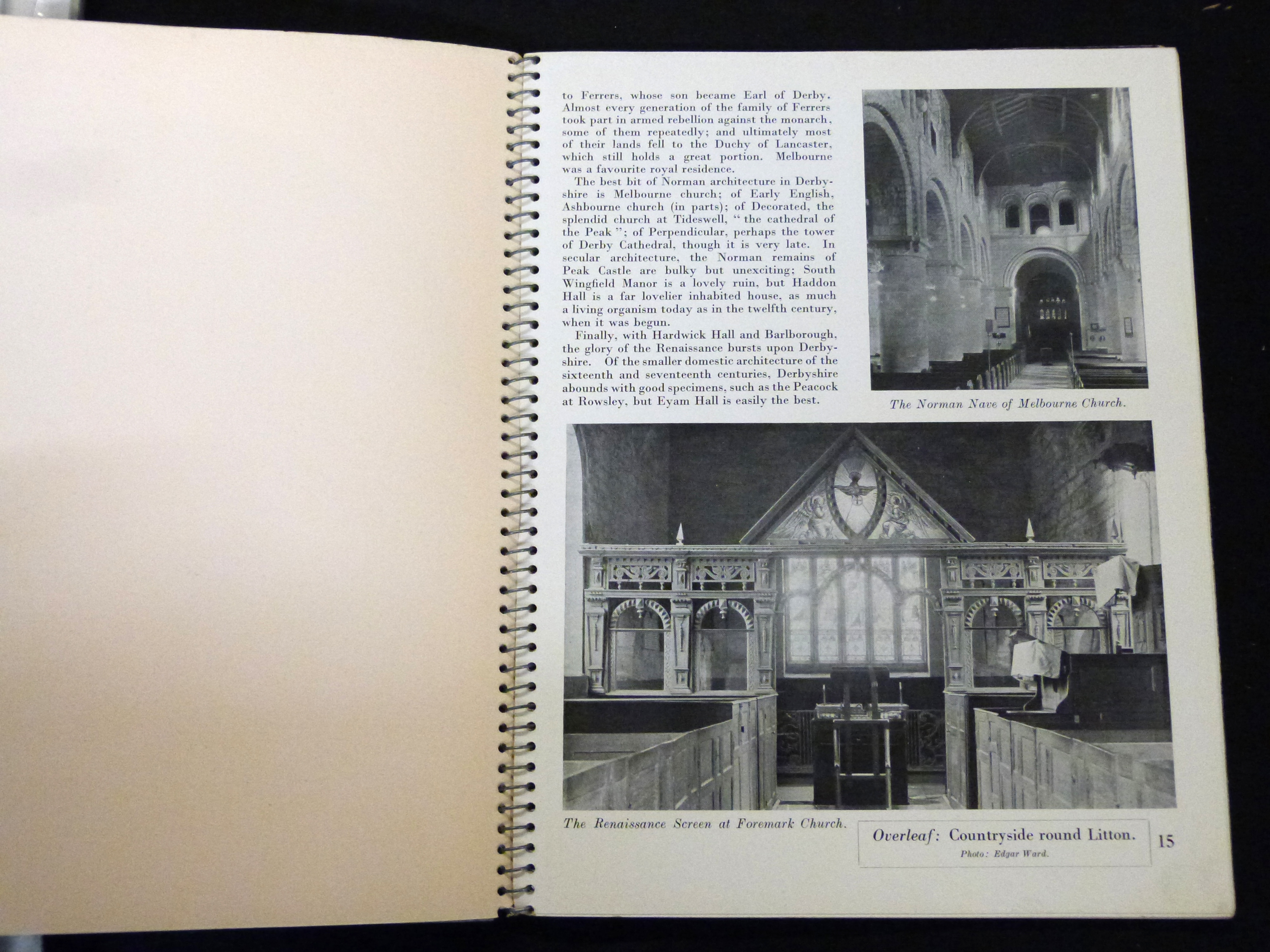 CHRISTOPHER HOBHOUSE (ED): SHELL GUIDE TO DERBYSHIRE, London, Architectural Press, 1935, 1st - Image 3 of 4