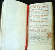 CARDANUS RIDER: RIDER'S (1727) BRITISH MERLIN..., London, E & R Nutt for the Company of