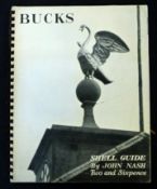 JOHN NASH: BUCKS SHELL GUIDE, London, B T Batsford, [1937], 1st edition, 4to, spiral bound, original