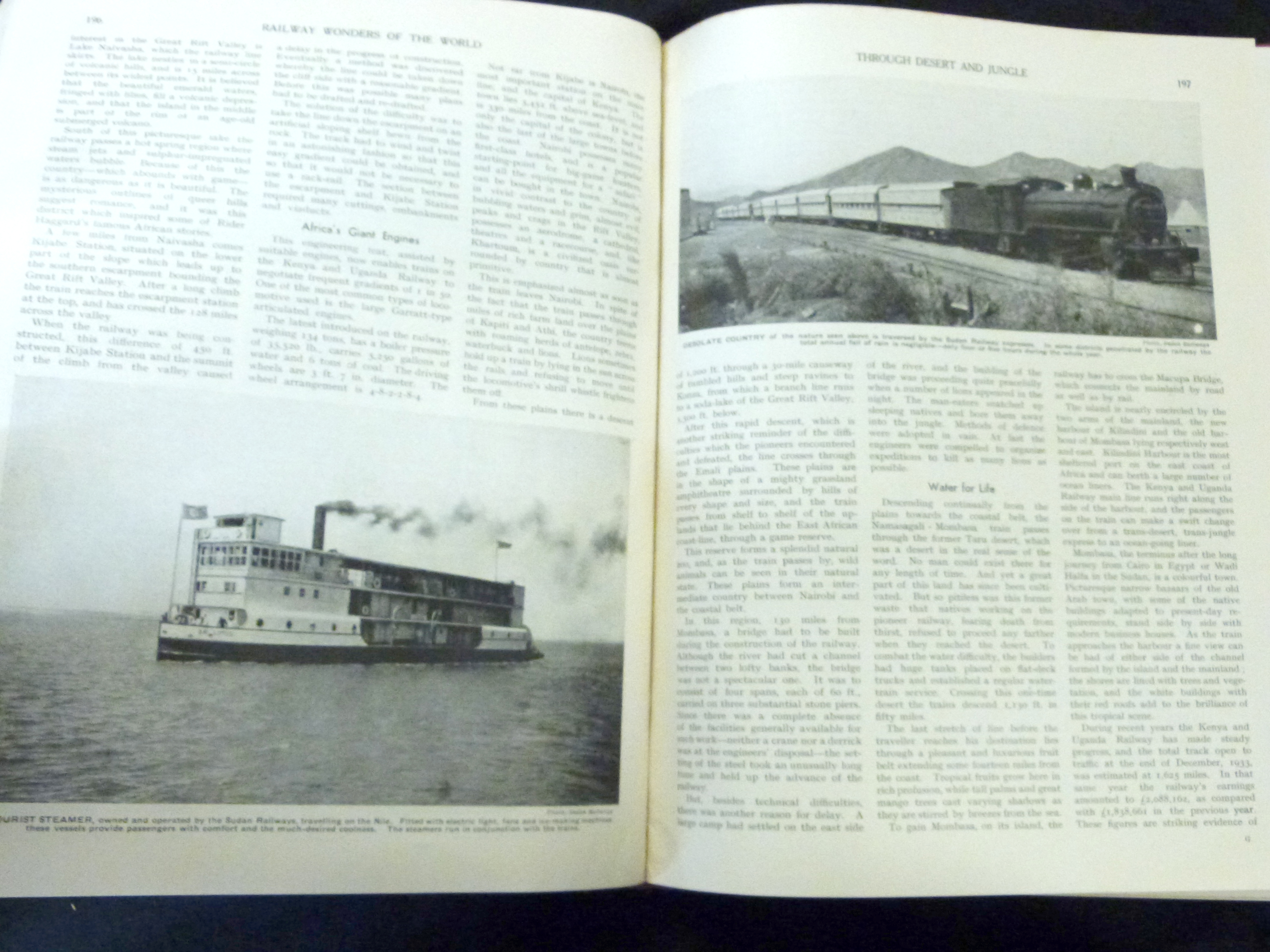 CLARENCE WINCHESTER (ED): RAILWAY WONDERS OF THE WORLD, London, The Waverley Book Co, [1935-36], 4 - Image 3 of 4