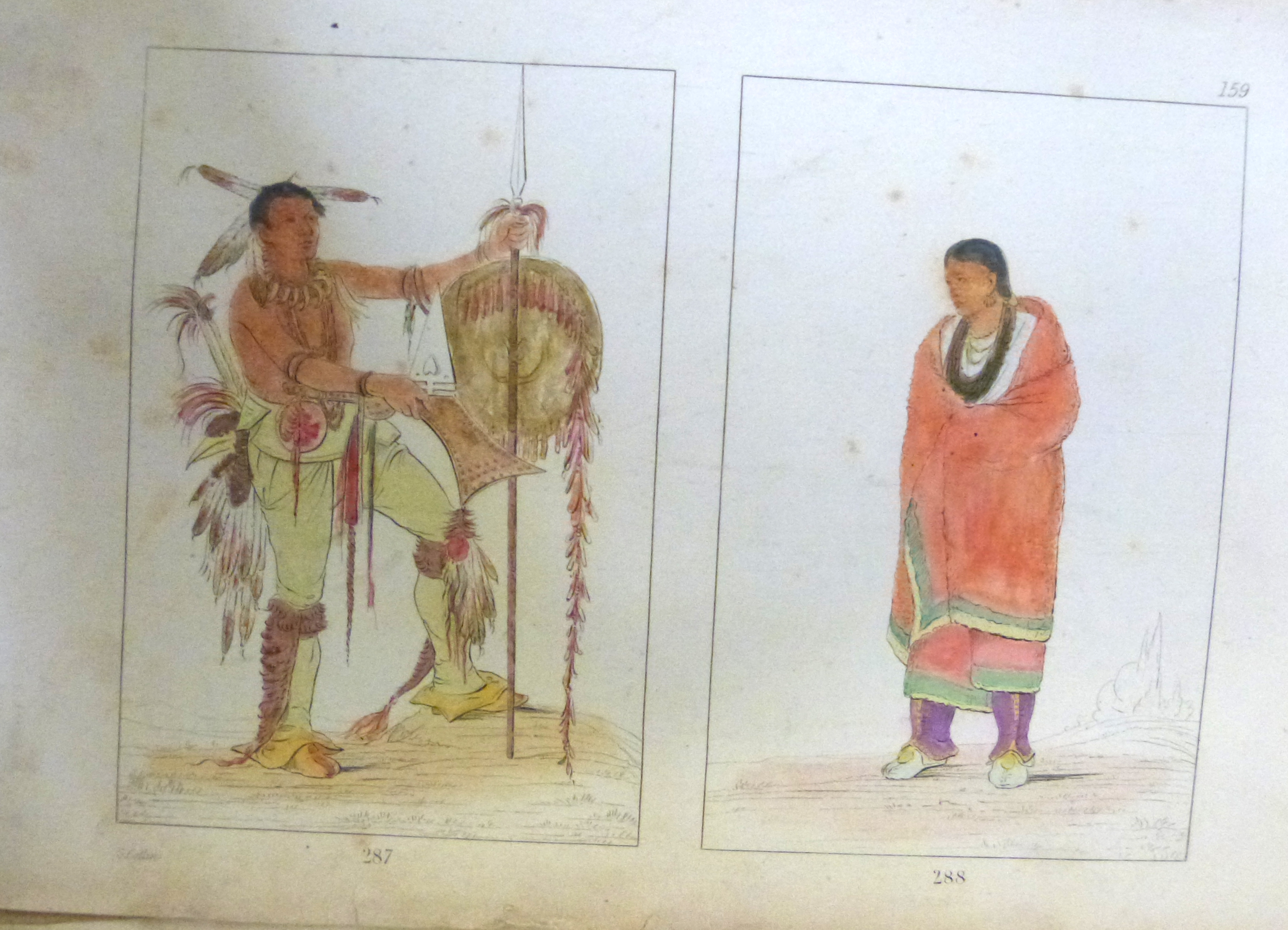 GEORGE CATLIN: ILLUSTRATIONS OF THE MANNERS, CUSTOMS AND CONDITION OF THE NORTH AMERICAN INDIANS - Image 4 of 5