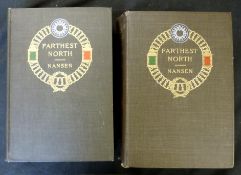 FRIDTJOF NANSEN: FARTHEST NORTH, New York, Harper & Bros, 1897, 1st edition, 2 vols, vol 1 4 maps in