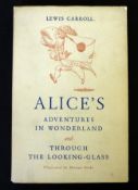 REV CHARLES LUTWIDGE DODGSON "LEWIS CARROLL": ALICE'S ADVENTURES IN WONDERLAND AND THROUGH THE