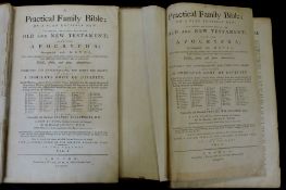 A PRACTICAL FAMILY BIBLE ON A PLAN ENTIRELY NEW..., eds Francis Willoughby & Joseph Wise, London for