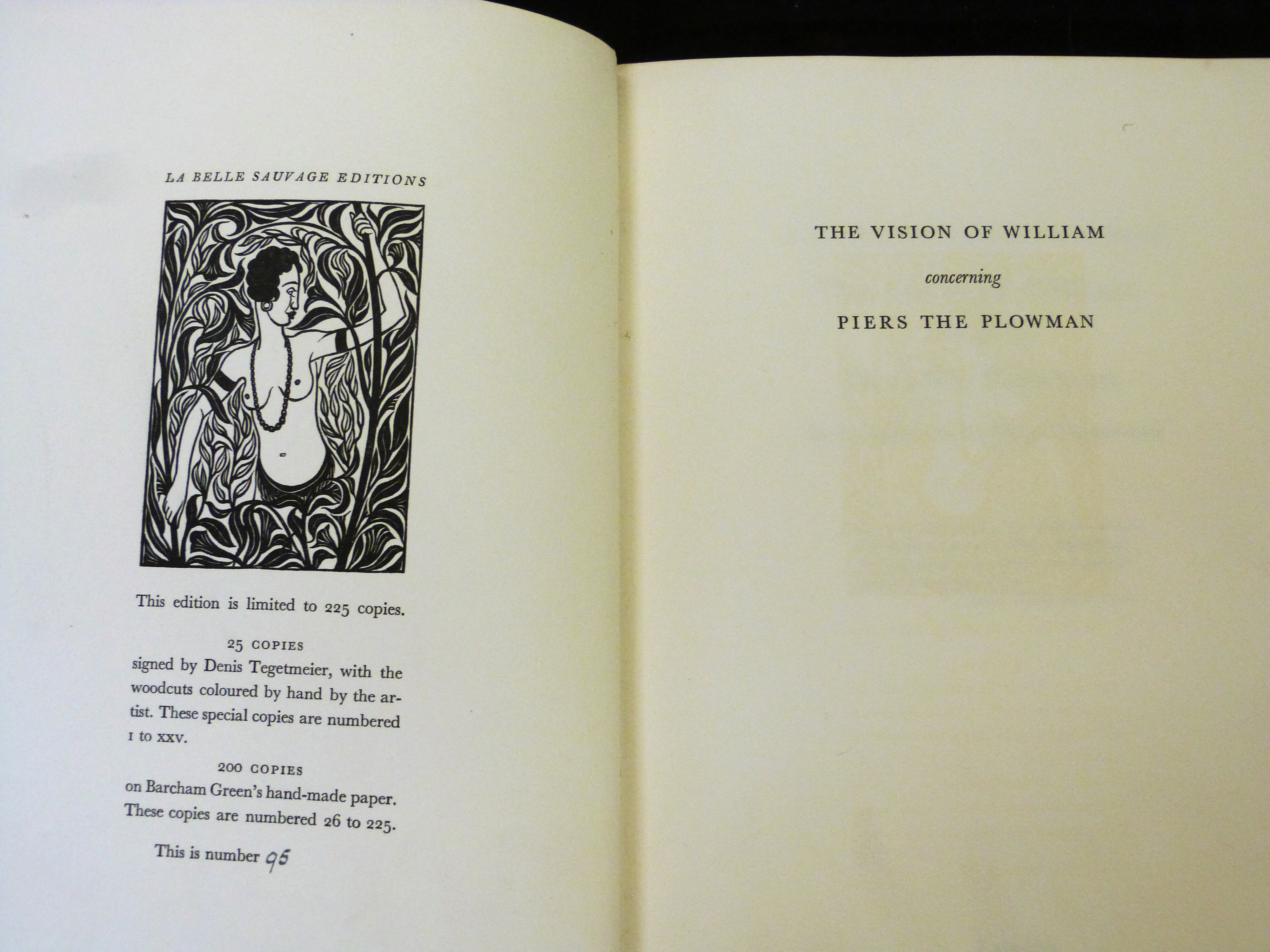 WILLIAM LANGLAND: A VERSION BY DONALD ATTWATER OF THE VISION OF WILLIAM CONCERNING PIERS THE