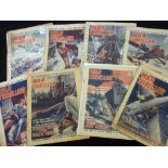 WAR THRILLER, The Amalgamated Press, 1940, 8 issues, nos 580, 582-587, 589, the latter the final