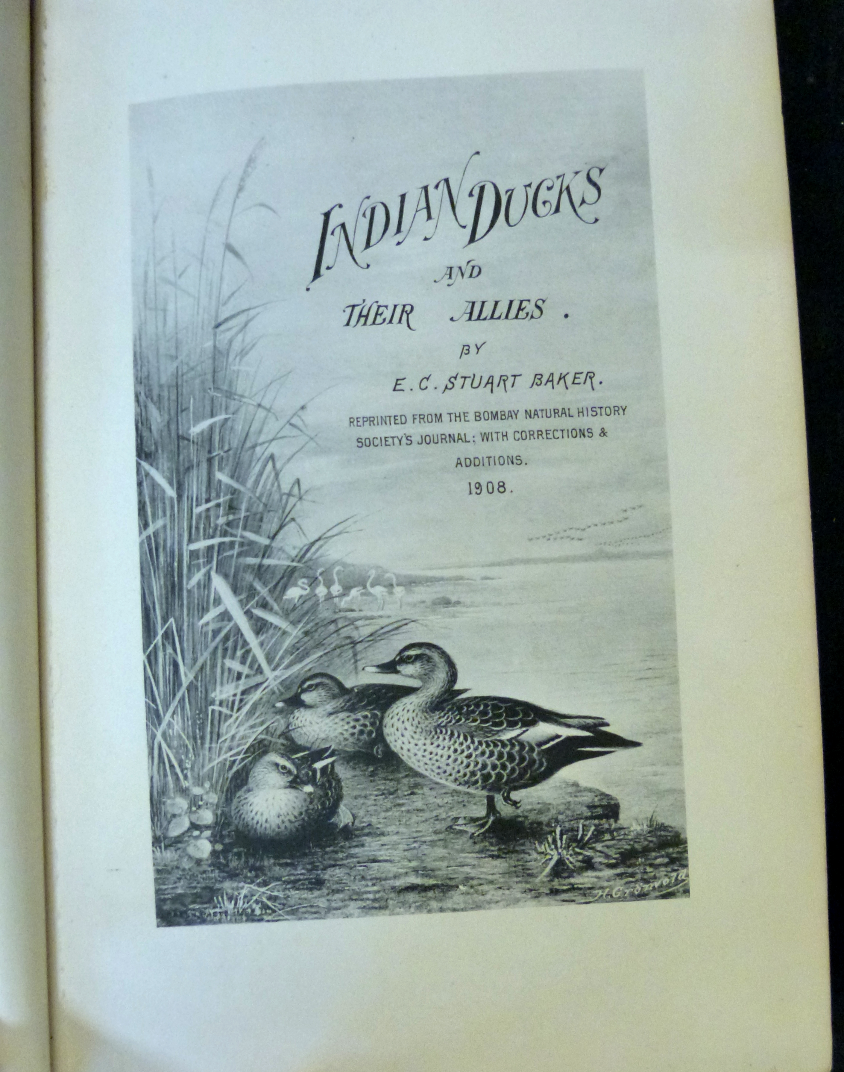 EDWARD CHARLES STUART BAKER: THE INDIAN DUCKS AND THEIR ALLIES, ill Henrik Gronvold, George Edward - Image 2 of 6