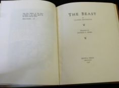 CLAUDE HOUGHTON: THE BEAST, ill Alfred E Kerr, Belfast, Quota Press, 1936 (250), 1st edition,