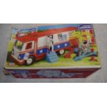 Boxed Evel Knievel scramble van manufactured by Ideal