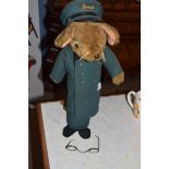 Harrods door stop modelled as a dormouse in Harrods green livery, circa 1970s