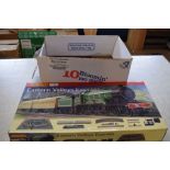Quantity of railway items including a Hornby Eastern Valley Express 00 gauge set, box containing
