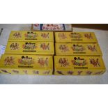 Group of Pelham puppets in original boxes including Fairy, Gretel, Prince Charming, Hansel,