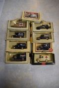 Quantity of Ledo vintage cars, boxed, mainly ambulances (9)