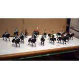 Collection of lead horses and riders including Household Cavalry (qty)