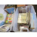 TWO BOXES OF MIXED BOOKS INC COOKERY