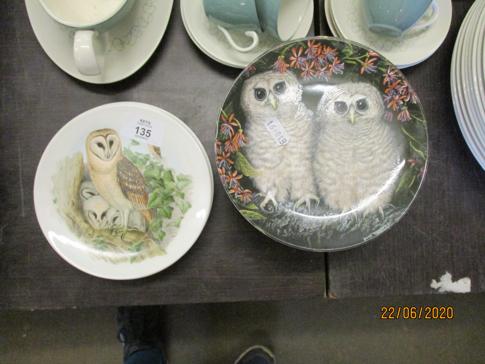 COLLECTION OF WEDGWOOD “BABY OWLS” PLATES (12) TOGETHER WITH A COLLECTION OF POOLE OWL THEMED PLATES