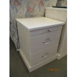 MODERN BEDSIDE CABINET, WIDTH APPROX 49CM