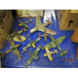 QUANTITY OF MOULDED PLASTIC AND DIE-CAST MODEL AIRCRAFT