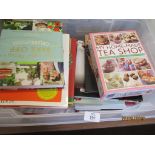 BOX OF VARIOUS BOOKS INC COOKERY