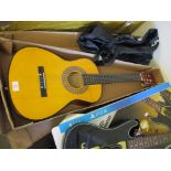 BOXED THREE QUARTER SIZE ACOUSTIC GUITAR